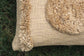 Set of 2 Gold Color 12 X 20 Handmade Cotton Designer Cushion Cover