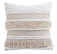 Set of 2 Handwoven Cotton Fringes Pillow Cover