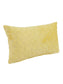 Set Of 2 Yellow Velvet Quilted Rectangle Cushion Covers