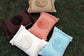 Set of 2 Gold Color 12 X 20 Handmade Cotton Designer Cushion Cover