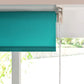 Deco Window Semi Blackout Roller Blinds for Windows (36" W X 84" L, Teal) Roll-Up Shades Light Filtering Sun UV Protection Polyester Curtains for Home & Office