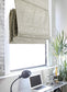 Deco Window Quilted Roman Blinds for Windows (dark Beige) 100% Blackout Curtains Thermal and Heat Reflective Shades for Home and Office