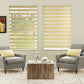 Deco Window Zebra Blinds for Windows (36" W X 84" L, Beige) Day and Night Polyester Curtains with Aluminium Cassette for Living, Bed Room & Office