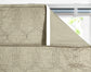 Deco Window Quilted Roman Blinds for Windows (Light Beige) 100% Blackout Curtains Thermal and Heat Reflective Shades for Home and Office