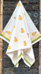 Kids Multicolored Printed Bath Towel (white & yellow with avocado design)